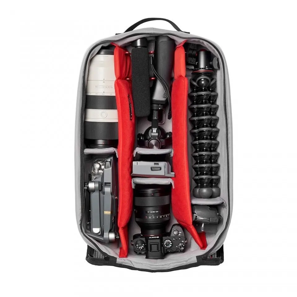 Manfrotto MB PL-RL-S55 Pro Light Reloader Spin-55 Carry-On Camera Roller Bag (Black)