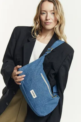 Mini Charlot the crossbody bag - Upcycled Stone Washed Denim