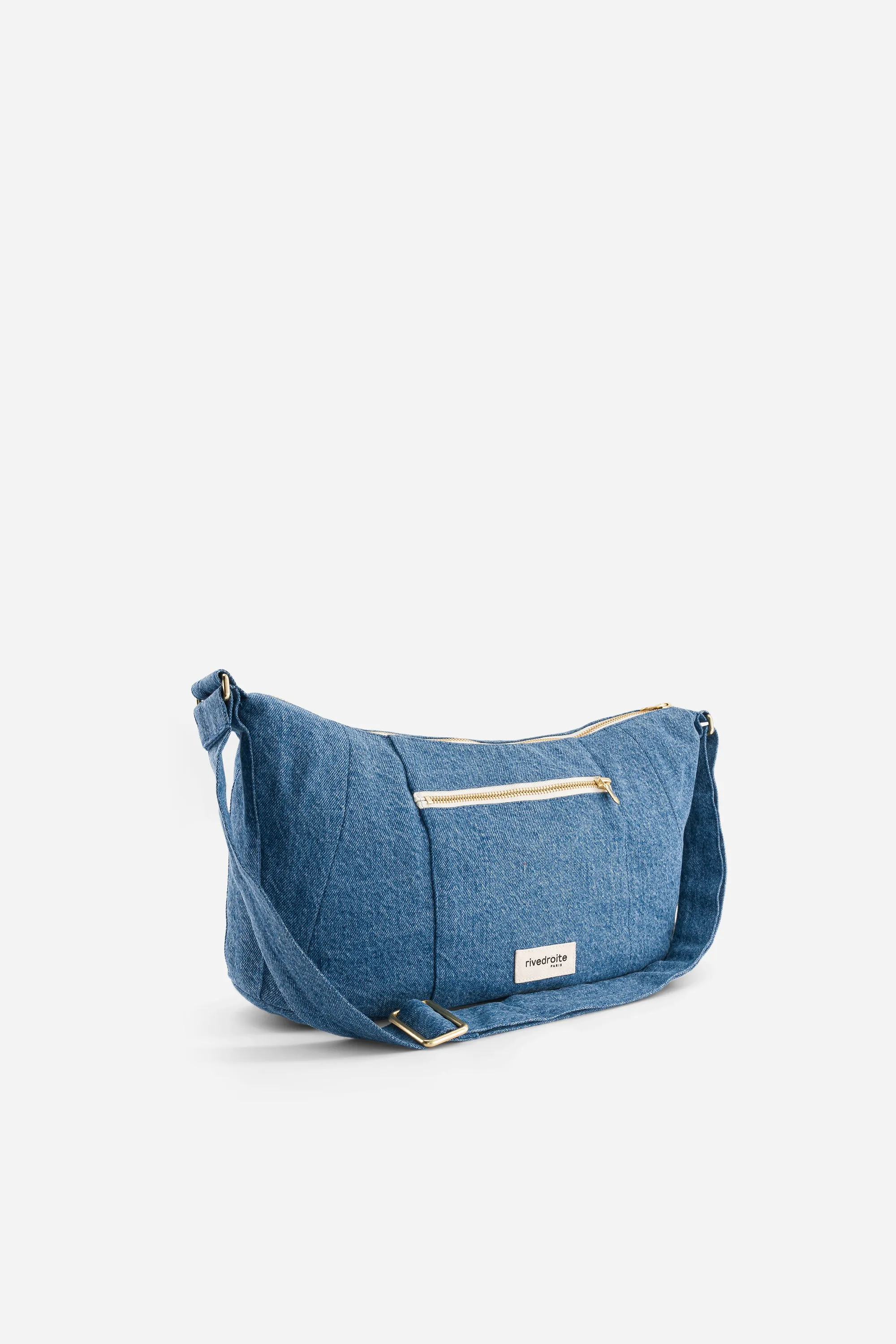 Mini Charlot the crossbody bag - Upcycled Stone Washed Denim