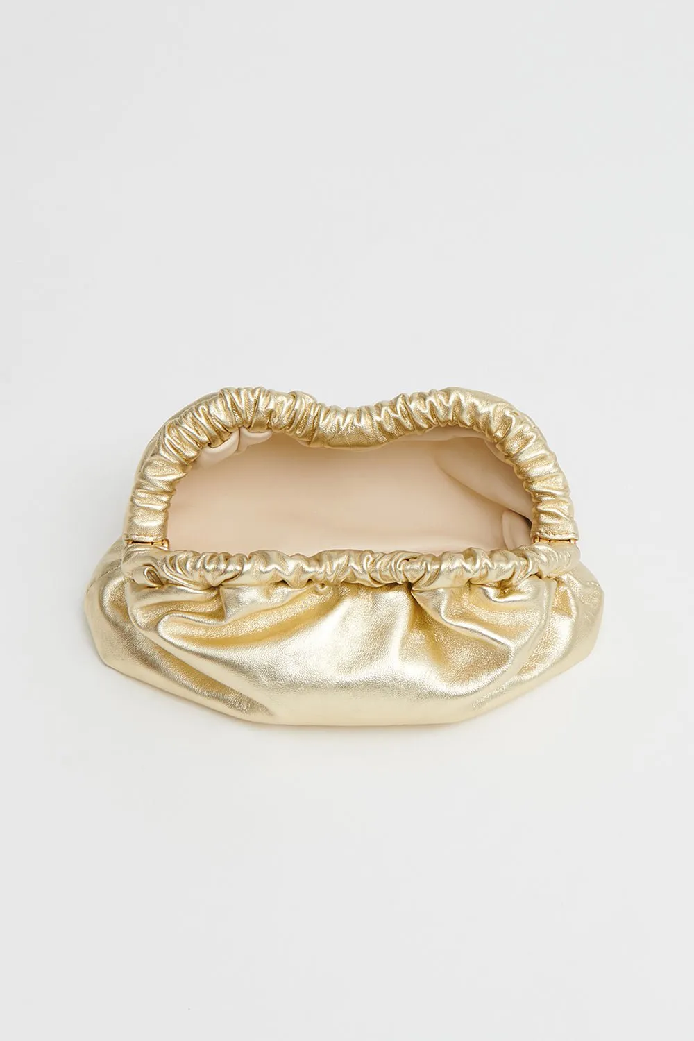 Mini Cloud Clutch - Gold