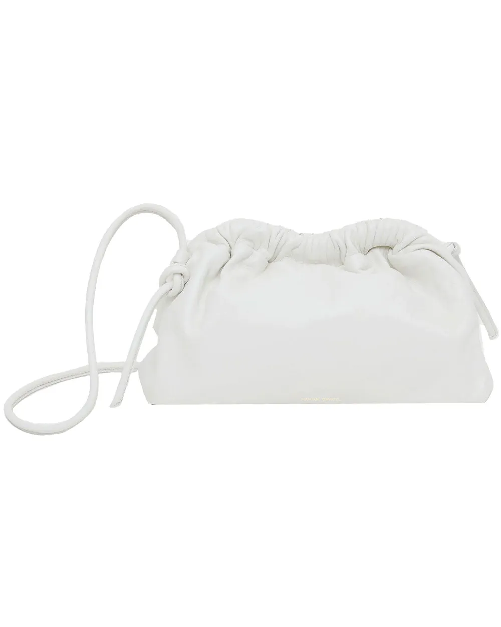 Mini Cloud Clutch in Bianca