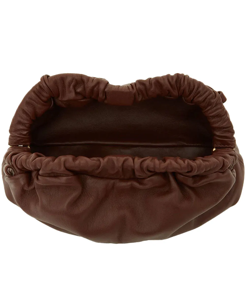 Mini Cloud Clutch in Chocolate