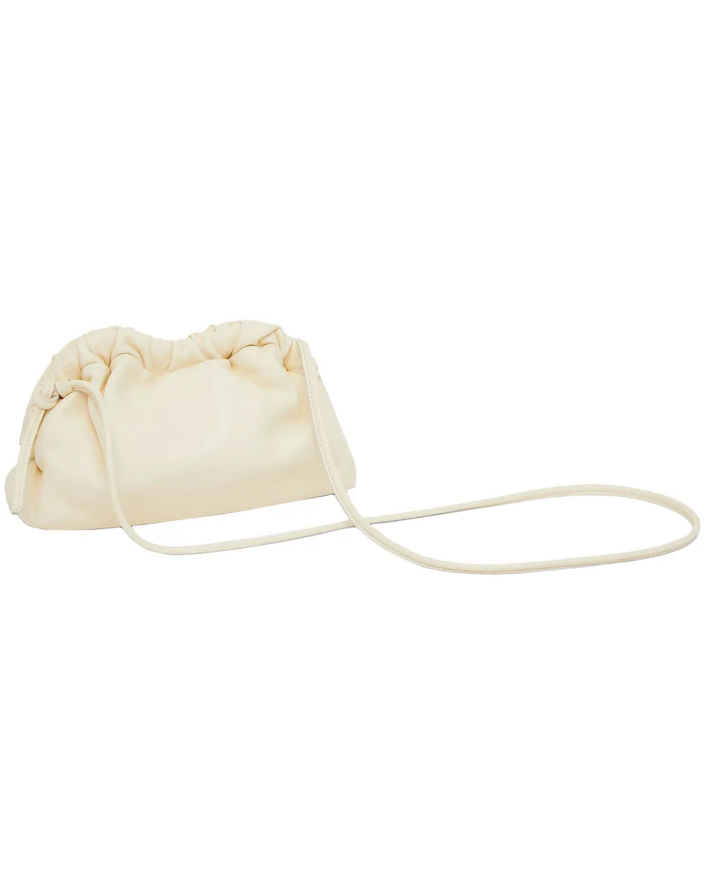 Mini Cloud Clutch in Cream