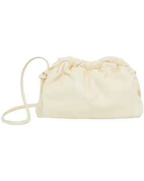Mini Cloud Clutch in Cream