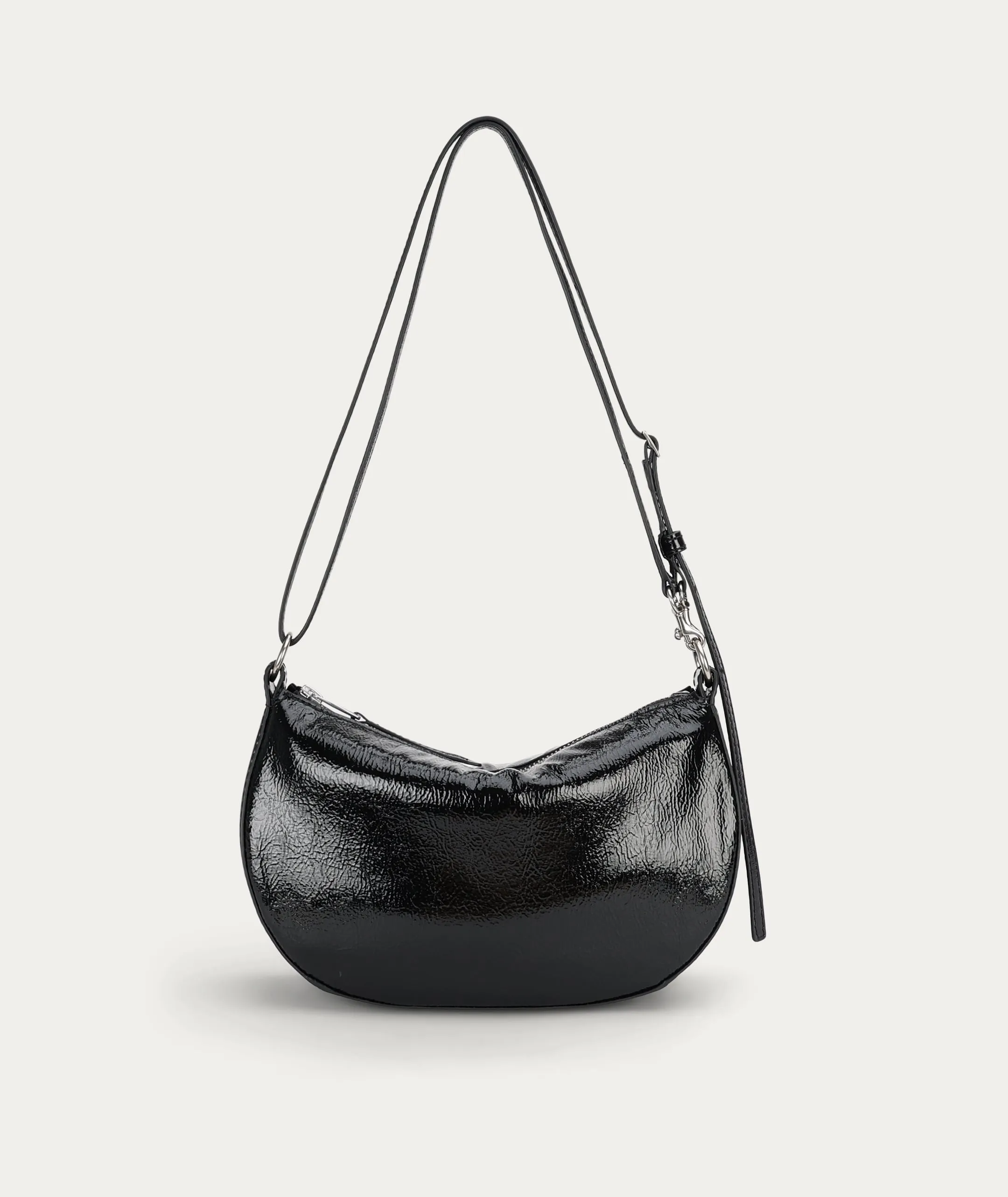 Mr Sling Micro - Black Patent/Silver