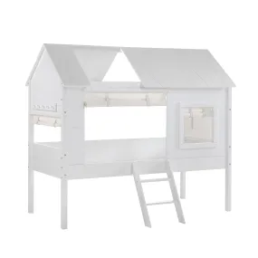 'My Den' Cabin Bed White - Single Size