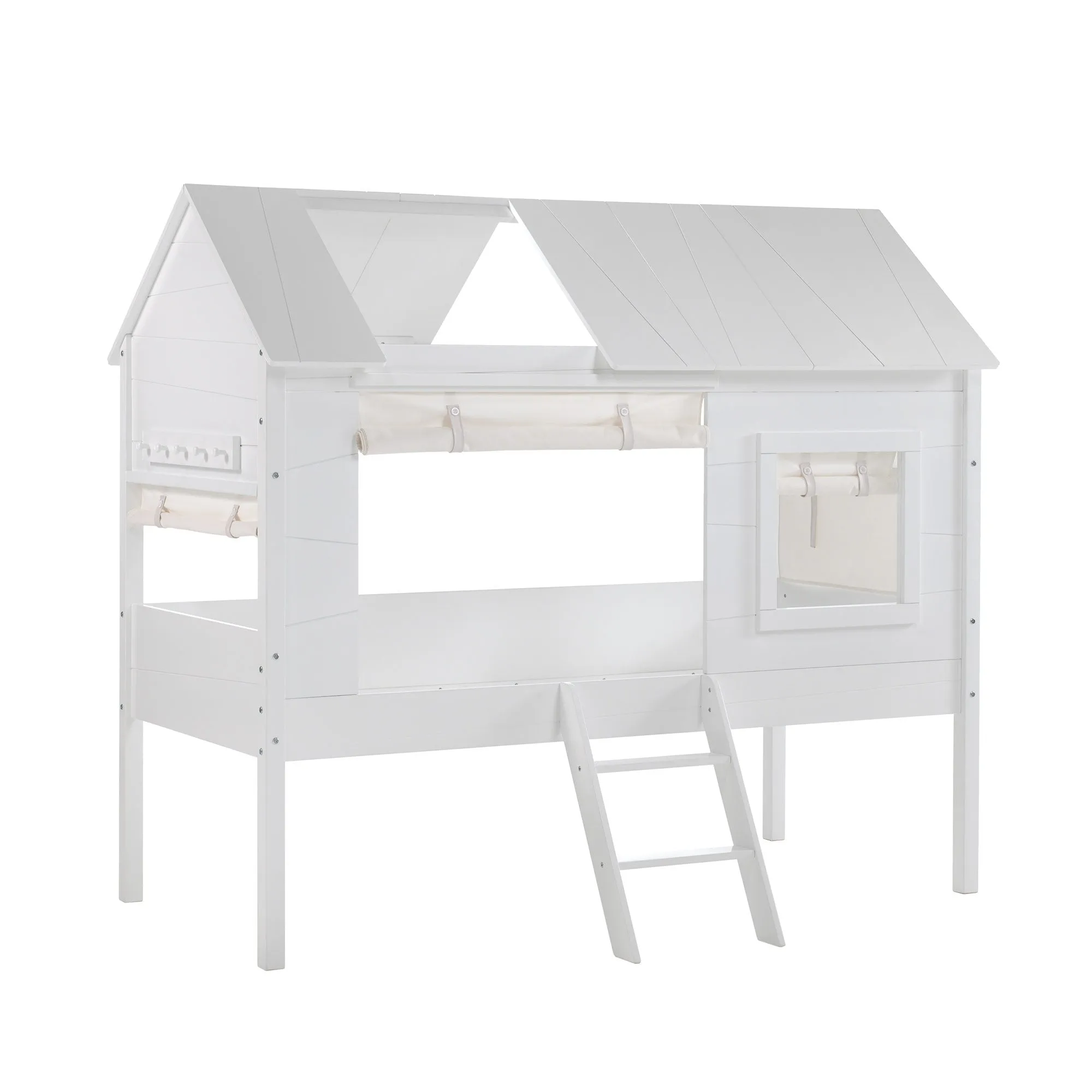 'My Den' Cabin Bed White - Single Size