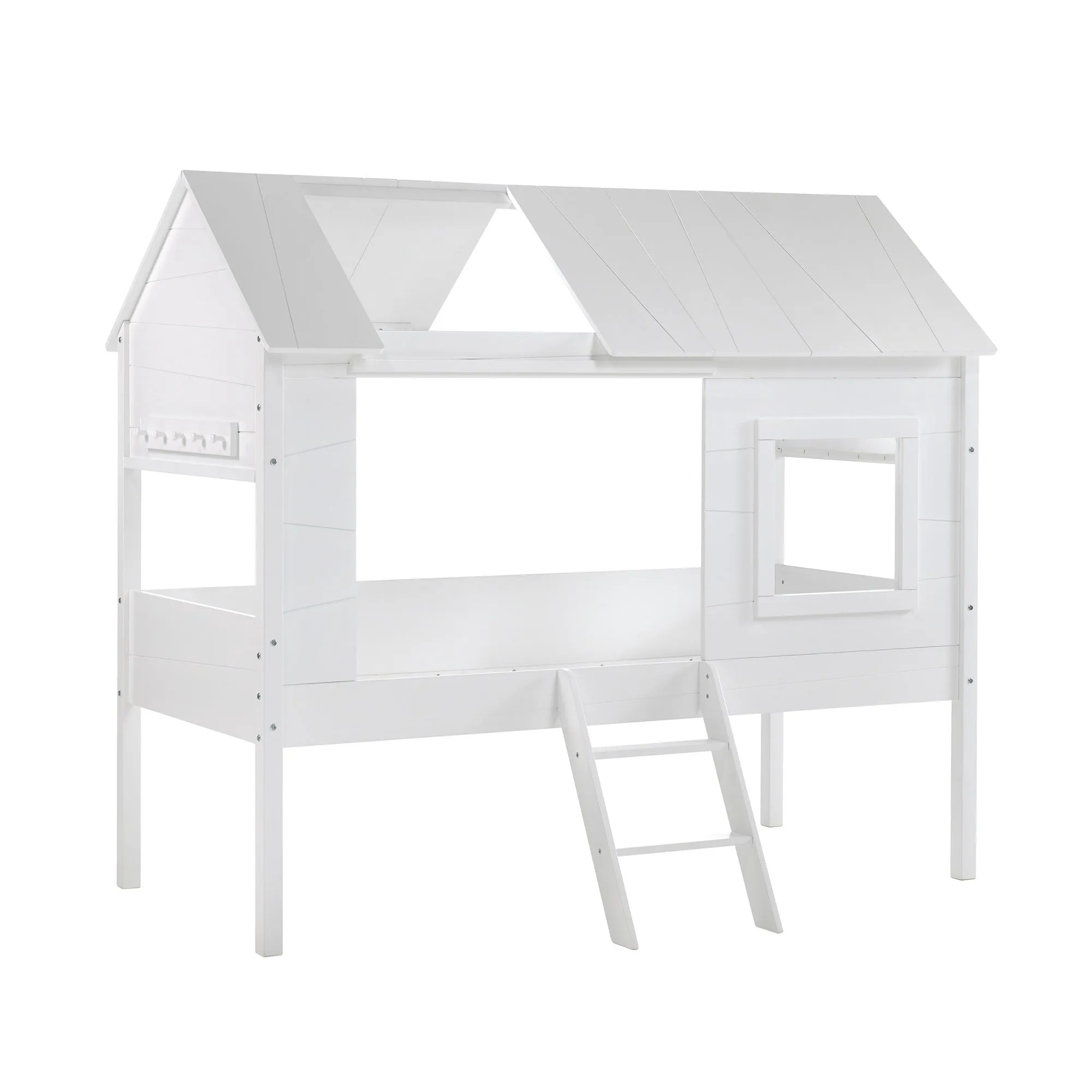 'My Den' Cabin Bed White - Single Size