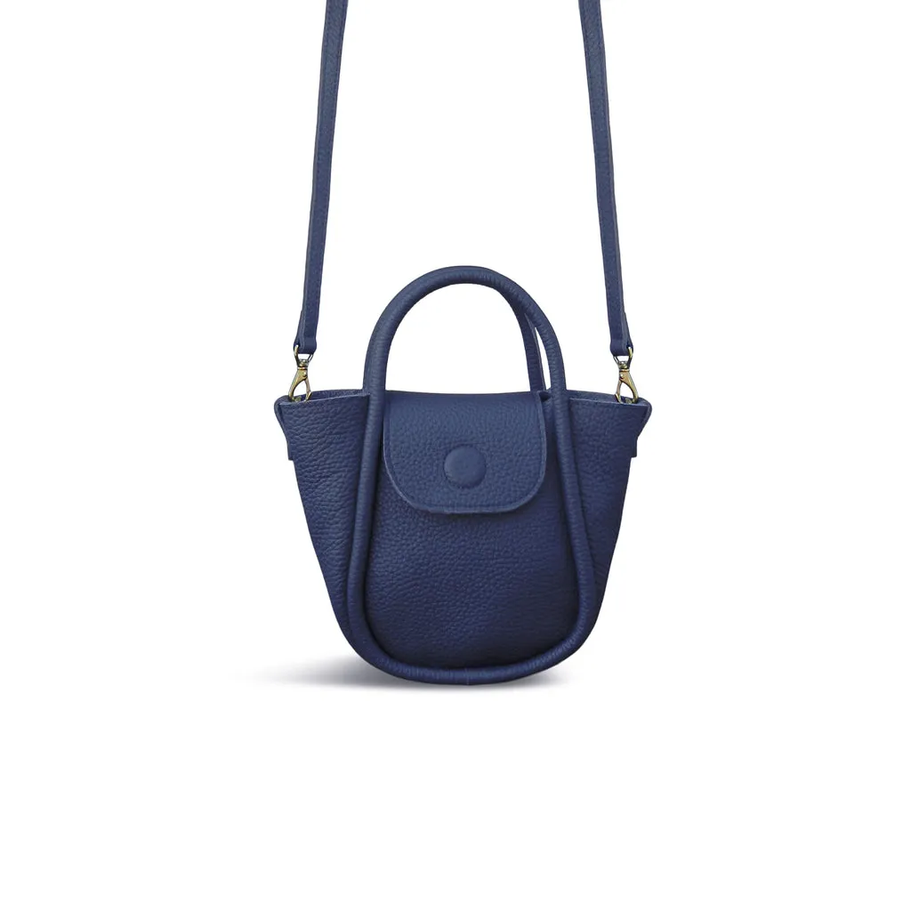 Oliveve Mini Ellis Top Handle Crossbody in Insignia