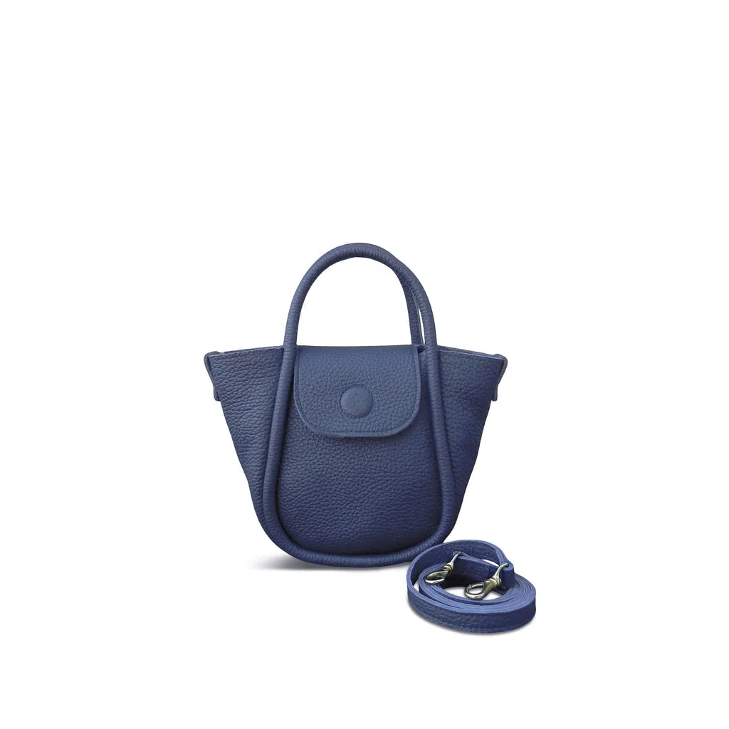 Oliveve Mini Ellis Top Handle Crossbody in Insignia