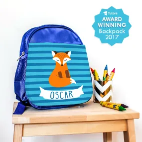 Personalised Clever Fox Mini Backpack