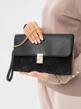 Rhinestone Embellished Clutch