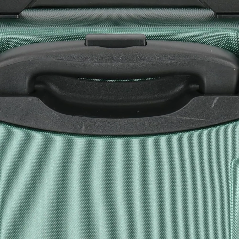 Roberto Cavalli Luxury 3 Piece Luggage Set, Expandable Hard Shell Suitcases with 8 Spinner Wheels, Combination Lock Large Suitcase Set - Green
