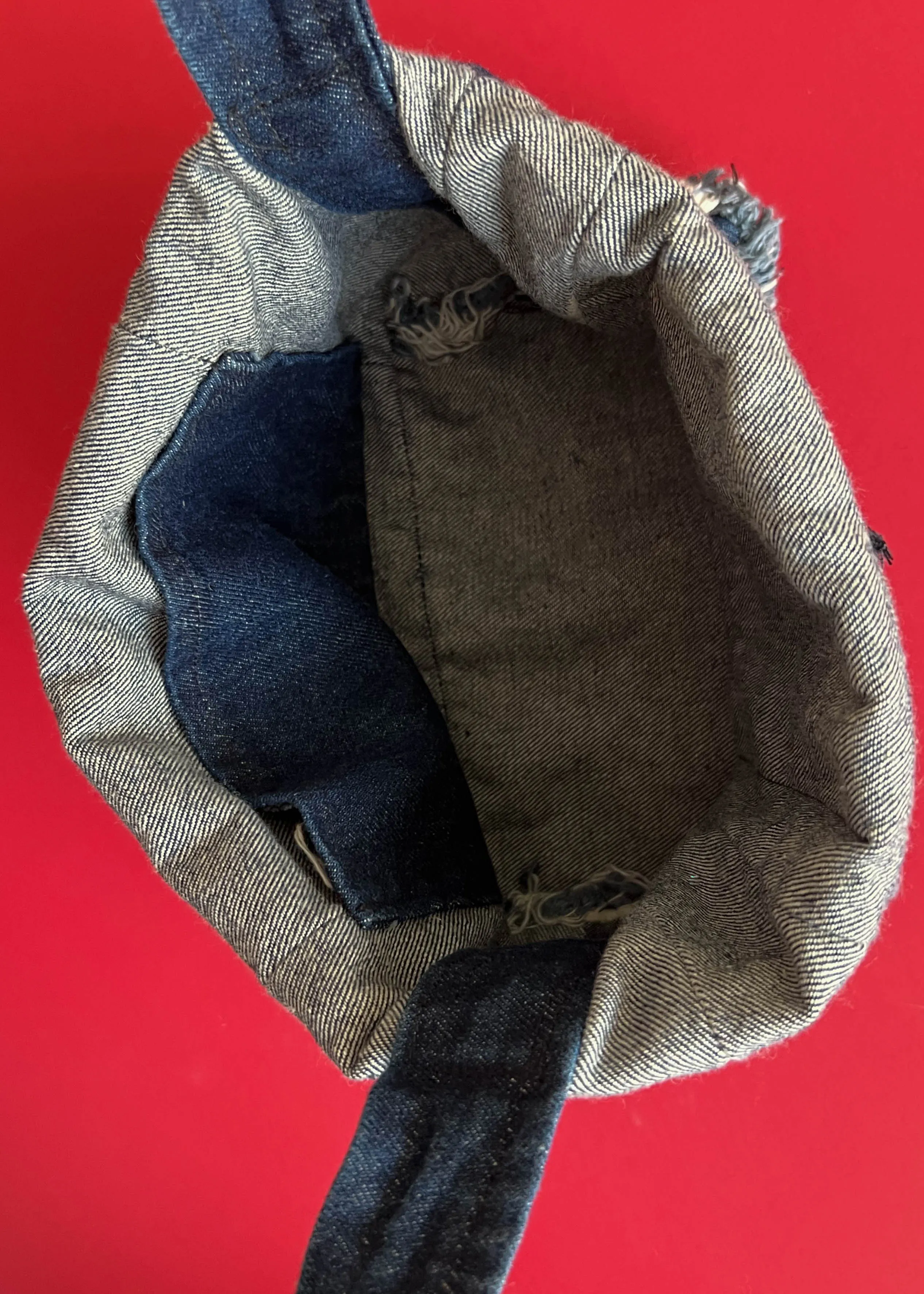 Rosebud Cabin Denim Purse