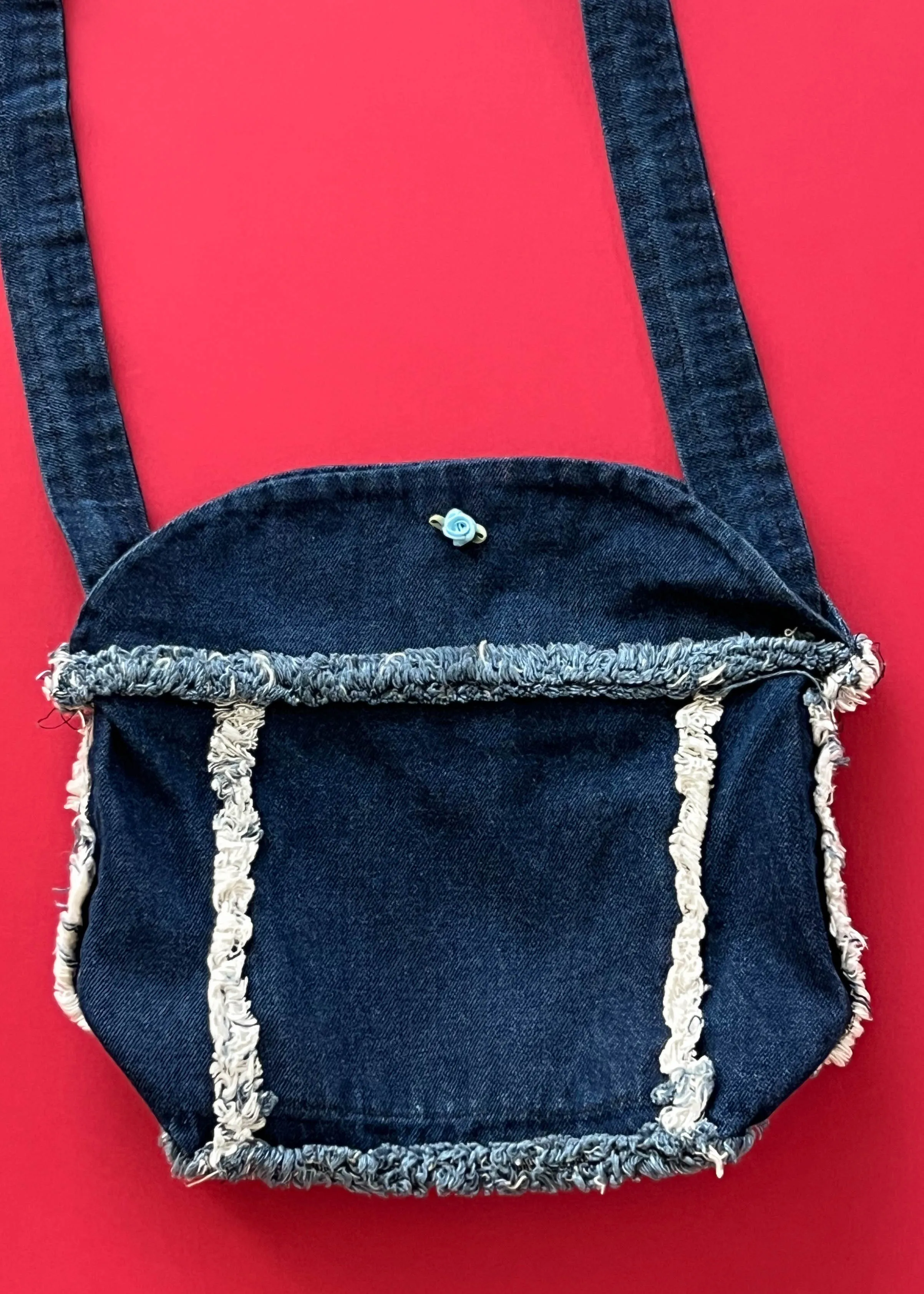 Rosebud Cabin Denim Purse