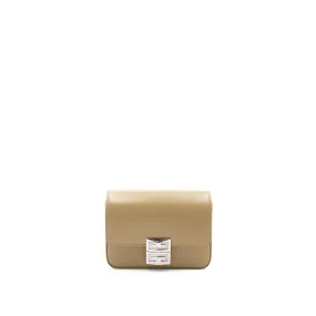 Small 4G Xbody Bag in Box Leather in Beige Cappuccino