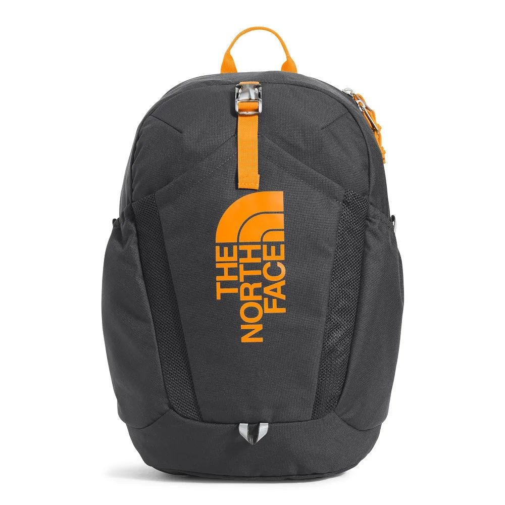 The North Face Youth Mini Recon Backpack (Asphalt Grey/Cone Orange)