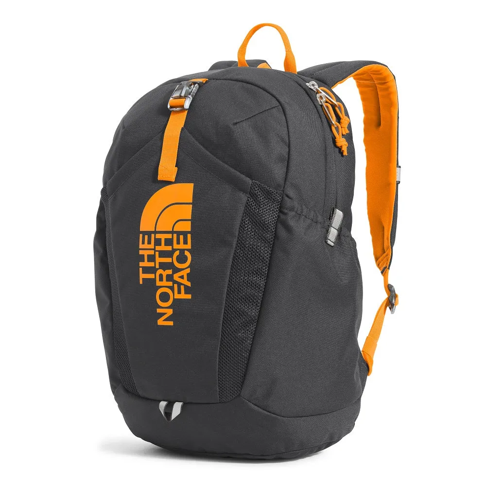 The North Face Youth Mini Recon Backpack (Asphalt Grey/Cone Orange)