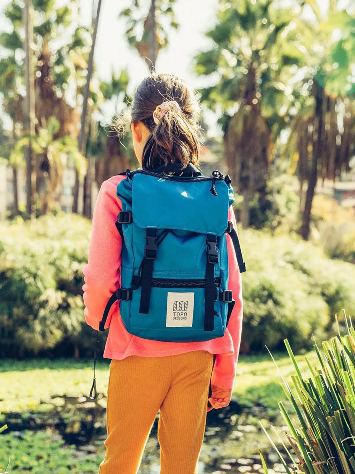 Topo Designs Rover Pack Mini Bone White Coral