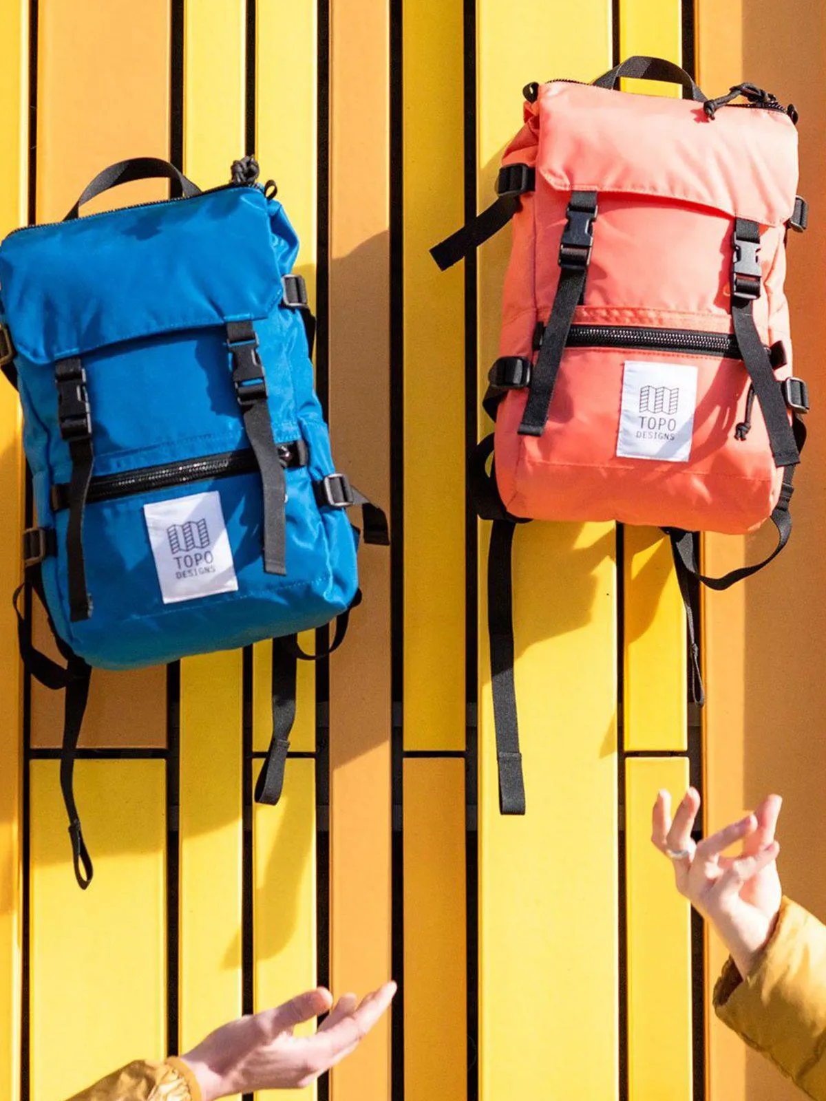 Topo Designs Rover Pack Mini Bone White Coral