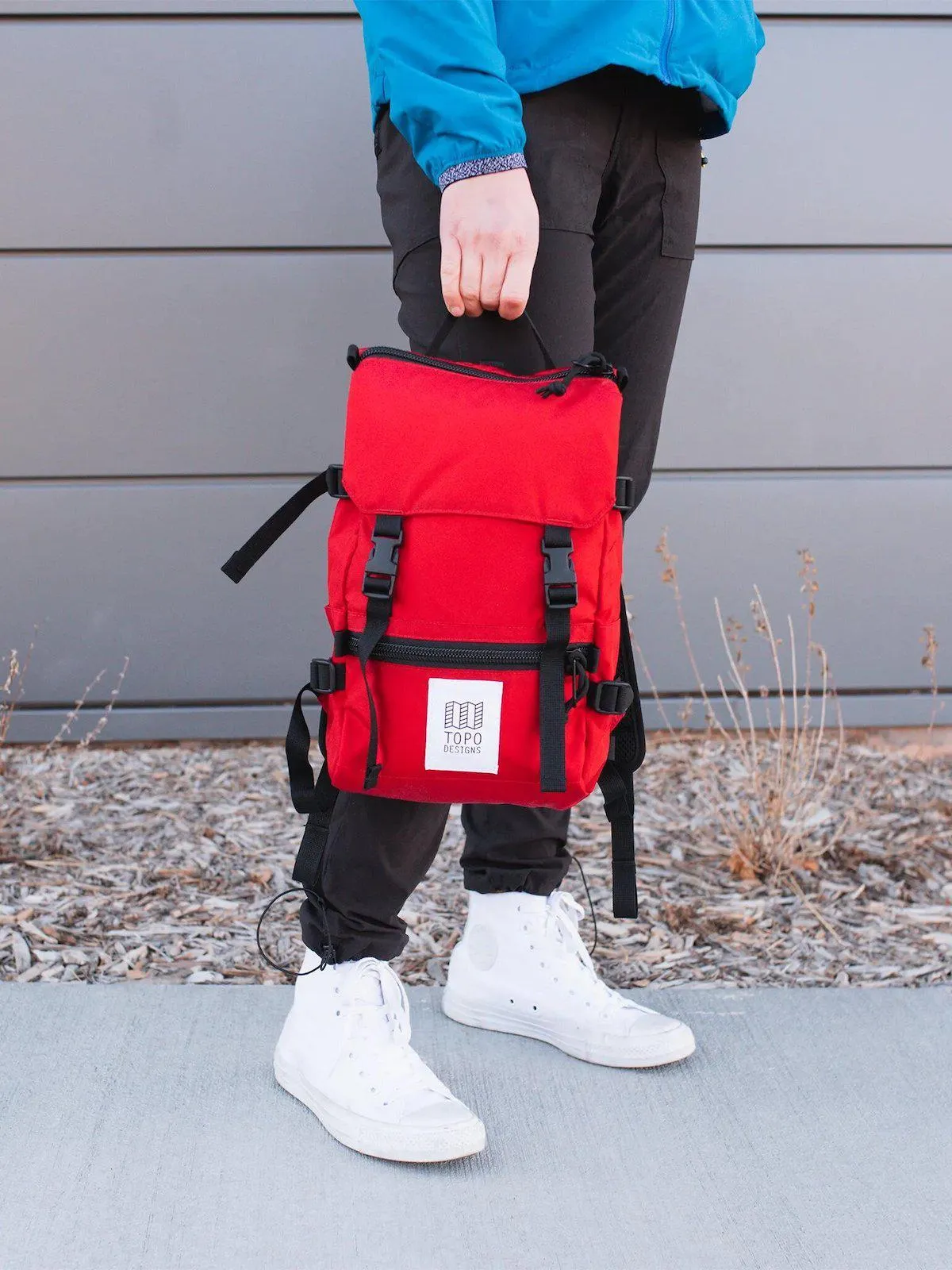 Topo Designs Rover Pack Mini Bone White Coral