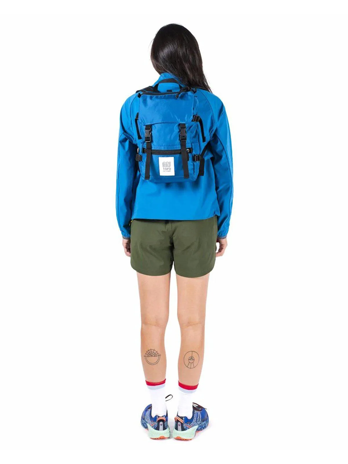 Topo Designs Rover Pack Mini Tile Blue Pond Blue