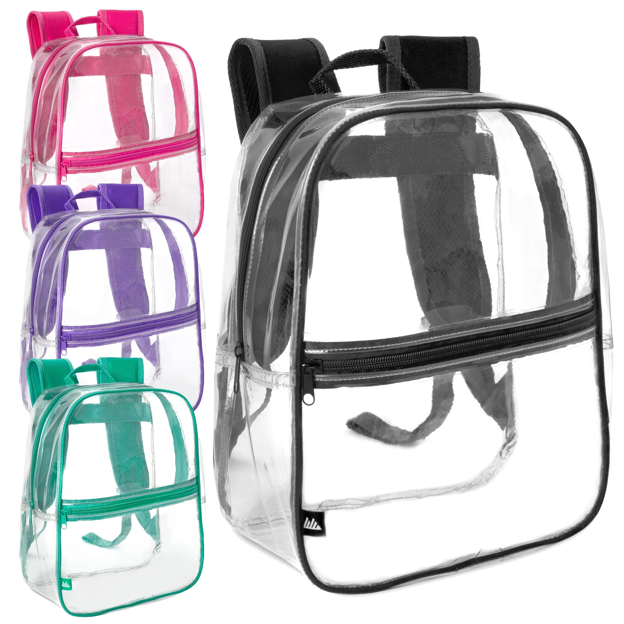 Trailmaker Clear Mini Backpack - Four Color Choices