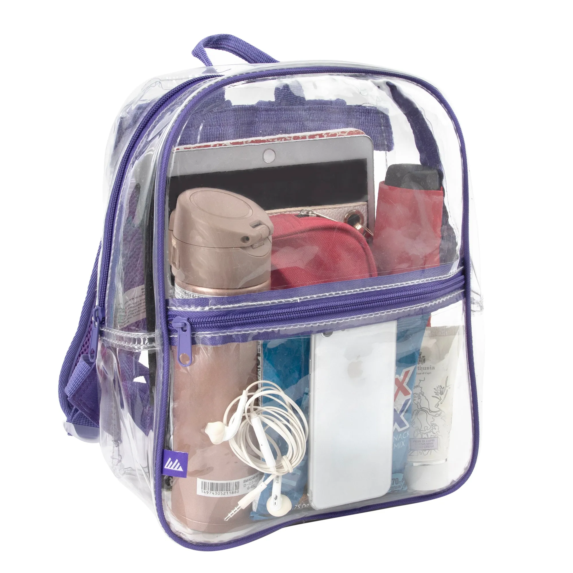Trailmaker Clear Mini Backpack - Four Color Choices