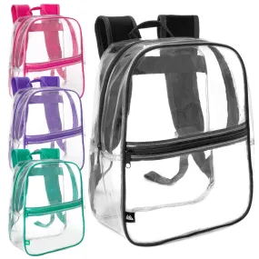 Trailmaker Clear Mini Backpack - Four Color Choices
