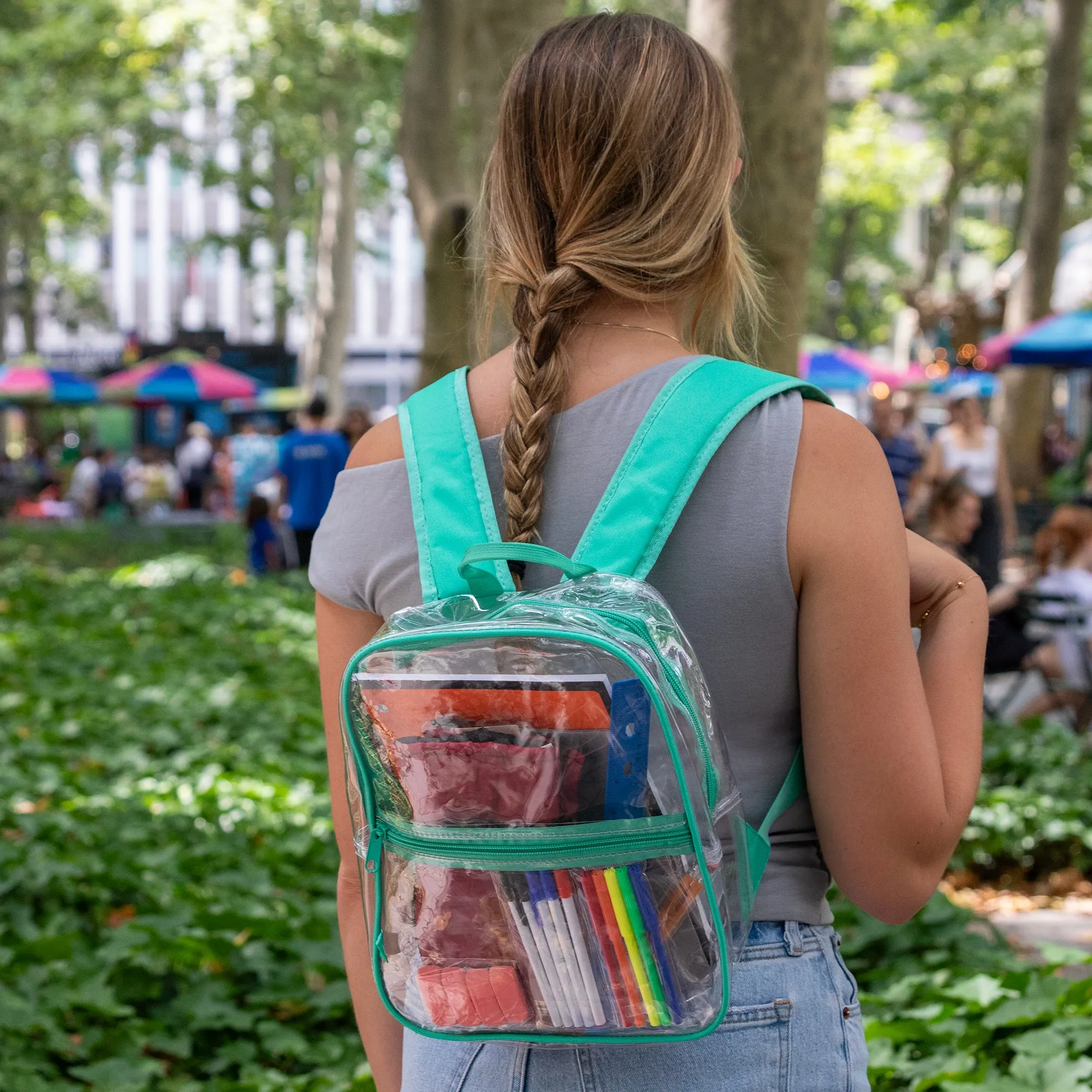 Trailmaker Clear Mini Backpack - Four Color Choices