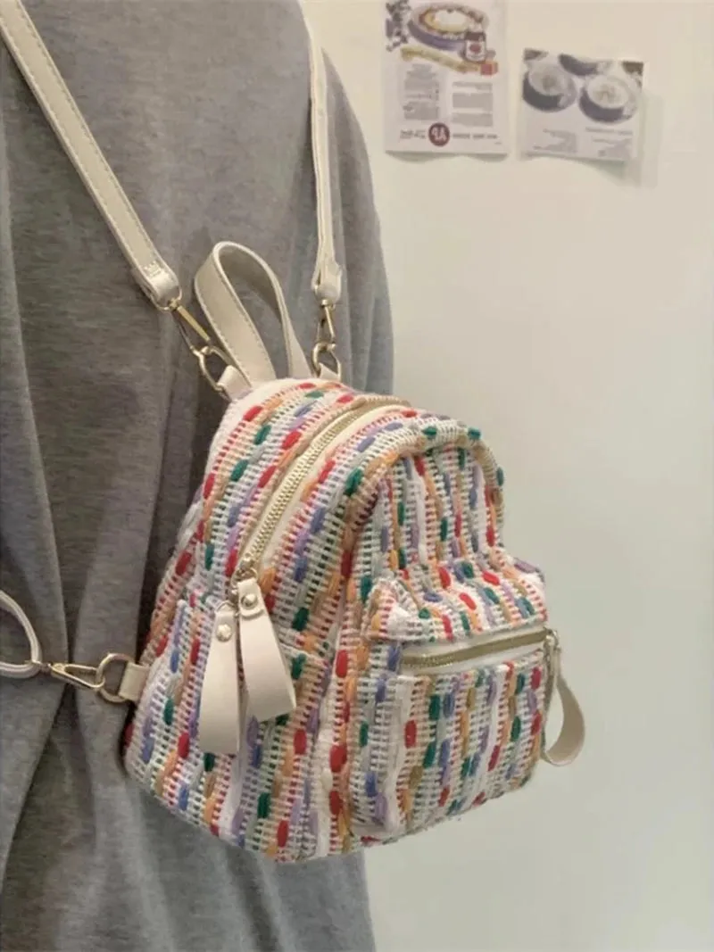 UAKISS  - Women's Mini Fashion Backpack Casual Women Shoulder Bag  High-quality Simple Travle School Backpacks