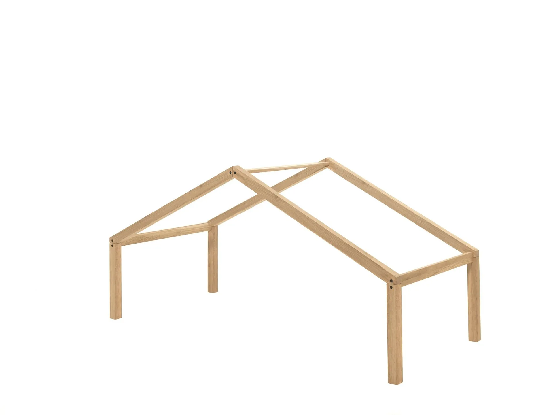 Vipack Forrest Single House Bed Oak