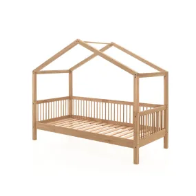 Vipack Forrest Single House Bed Oak